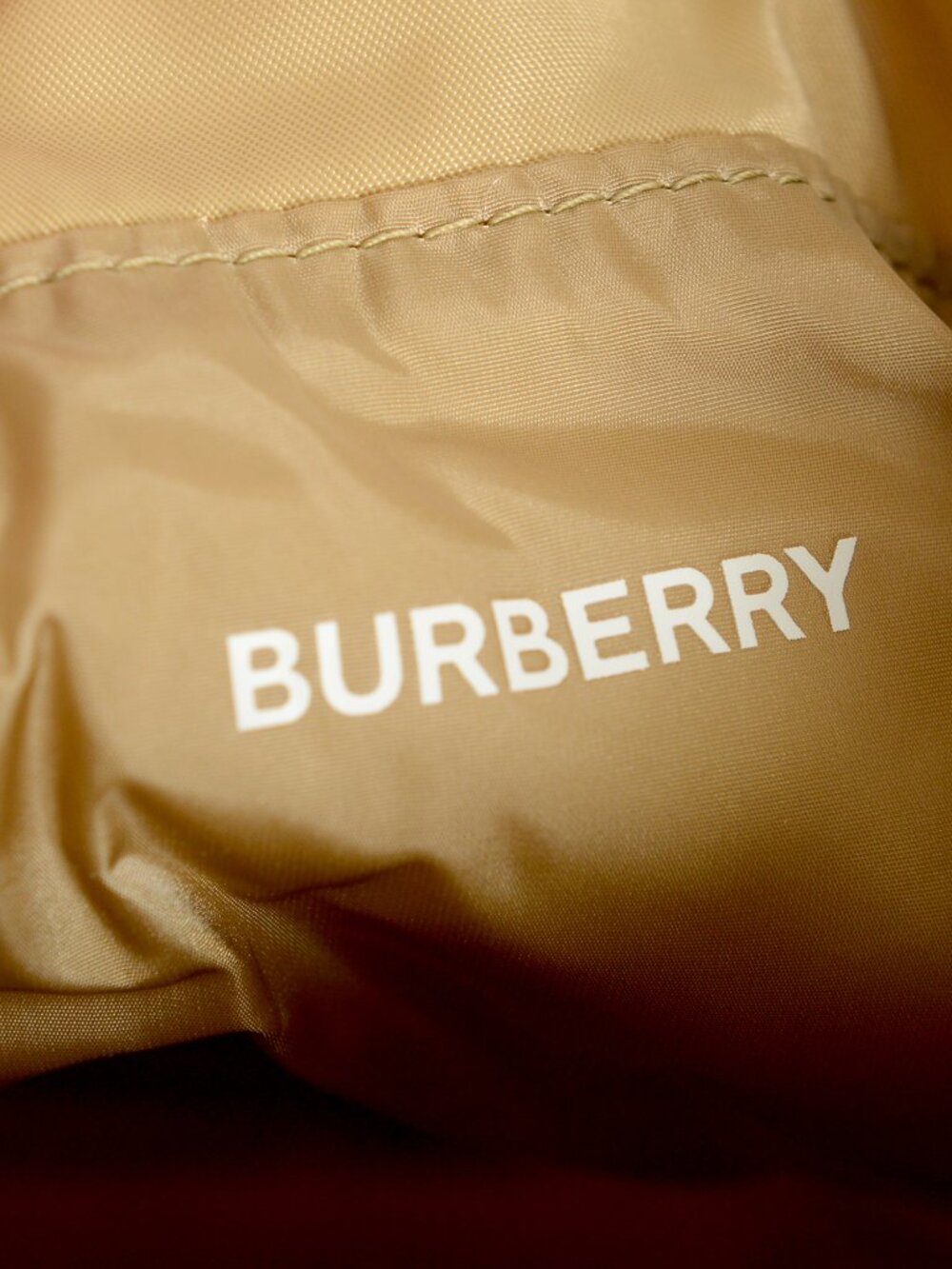 Burberry "LS Ryle NLN" Gold Honey Handbag Shoulder Bag - Picture 7 of 8